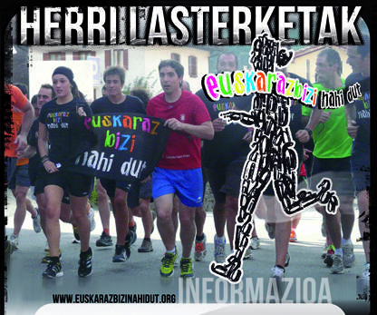 Euskaraz Bizi Nahi Dut Herri Lasterketa larunbat goizean