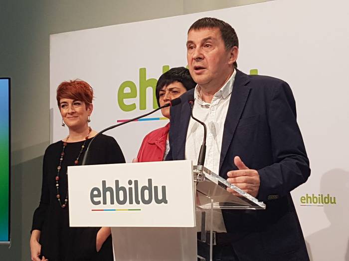 ERCrekin batera aurkeztuko da EH Bildu Espainako Kongresura
