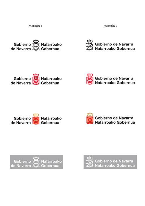 Gaztelaniari lehentasuna emanez, irudi korporatiboa aldatu du Nafarroako Gobernuak