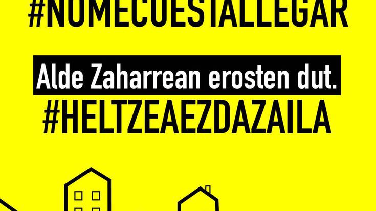 Iristea zaila ez delako, Alde Zaharrean erostearen aldeko mezuak