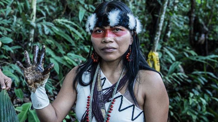 Nemonte Nenquimo, petrolio enpresa bati 200 mila hektarea irabazi zizkion amazoniarra