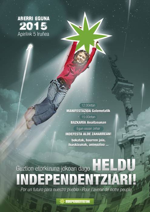 Aberri Eguna 2015 manifestazioa
