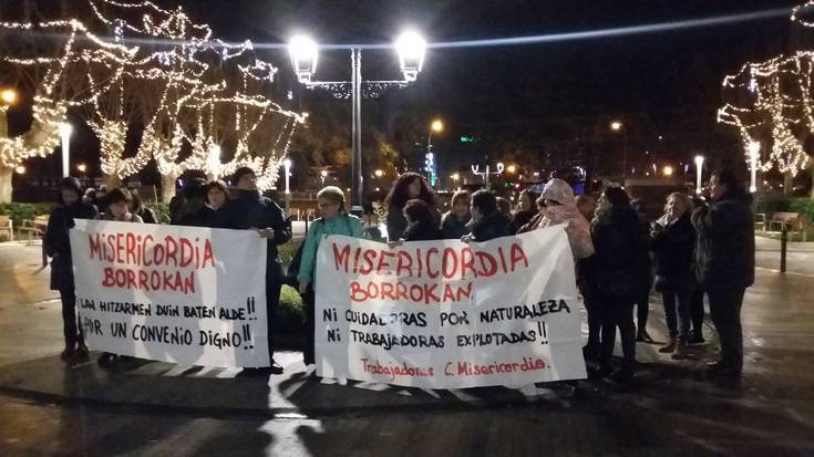 Miserikordia etxeko zuzendaritzaren proposamena "onartezina" da gehiengo sindikalarentzat