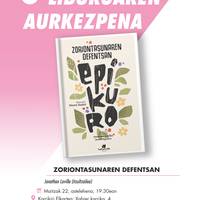 'Zoriontasunaren defentsan' liburuaren aurkezpena