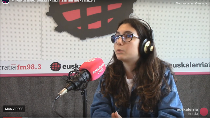 Mikele Grande: "Betidanik jakin izan dut neska naizela"