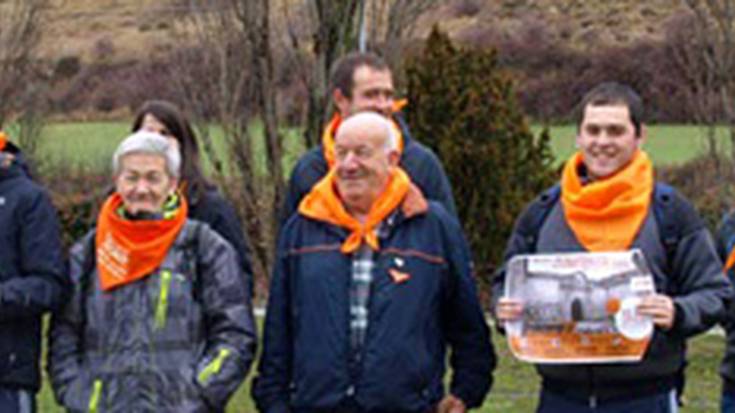 Pertsona guztien askatasun politikoa aldarrikatzeko Ezkabara ibilaldia antolatu dute