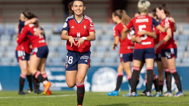 Maitane Vilariño (C.A. Osasuna): "Gabonetako etenaren aurretik baino indar handiagoarekin dago taldea igoeraren helburuari lortzeko"