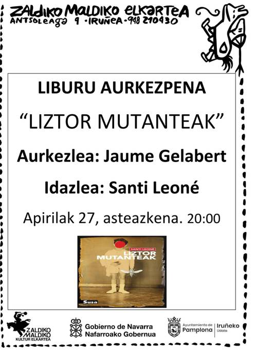 'Liztor mutanteak', Santi Leone
