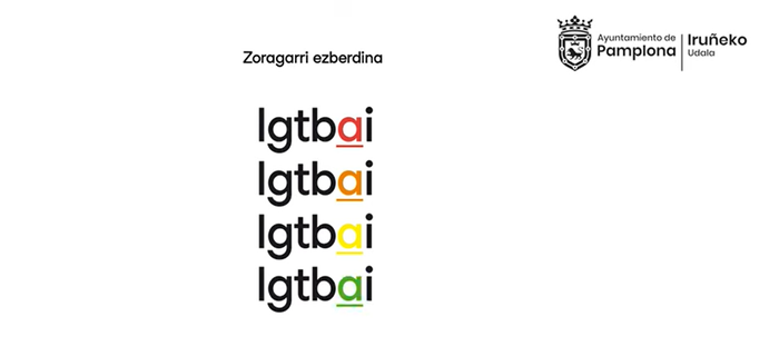 Genero-aniztasuna sustatzeko "LGTBAI" kanpaina martxan jarri du Iruñeko Udalak