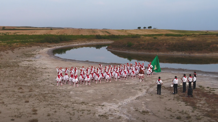 Aurten ere izan da Sanfermin Aldapakoaren ezpata-dantza