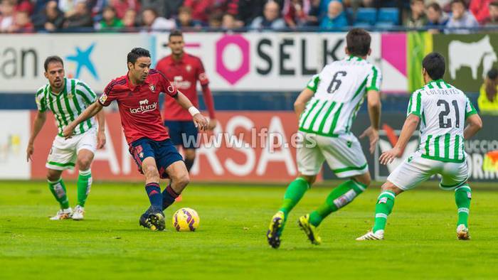 Betis-Osasuna: puntuak eskuratzeko premia larria