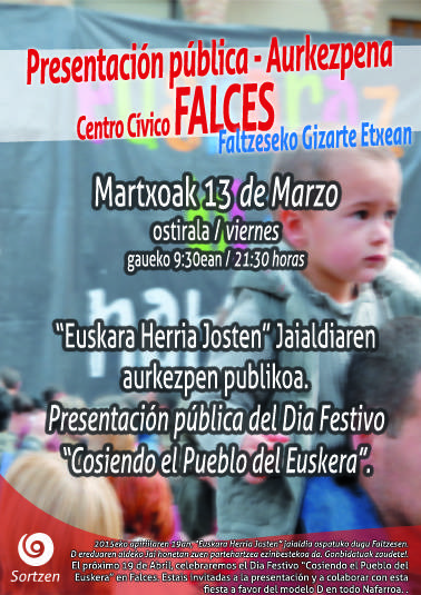 "Euskara Herria Josten Jaia'15" aurkezpena