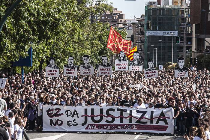 Altsasuko auzia urtarrilaren 14tik aurrera berrikusiko du Auzitegi Nazionalak
