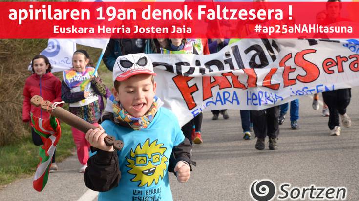 Sortzen Korrikarekin bat! Apirilaren 19an denok Fa