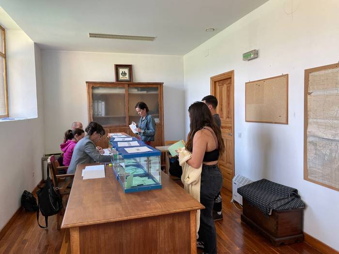 Nafarroan parte hartzea %54,35ekoa da, 2019an baino 1,82 puntu txikiagoa