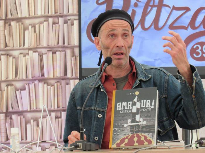 Asisko Urmenetak ‘Amaiur! Libera State’ eleberri grafikoa aurkeztuko du gaur Biltoki elkartean