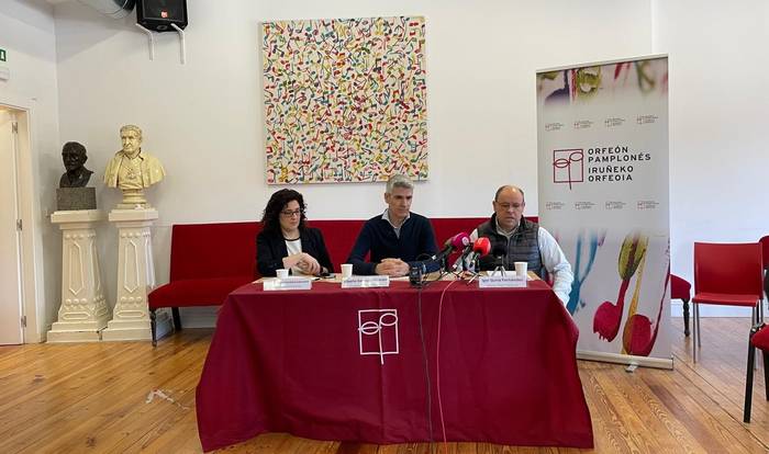 Iruñeko Orfeoiak Sagrada Familian kantatuko du larunbatean
