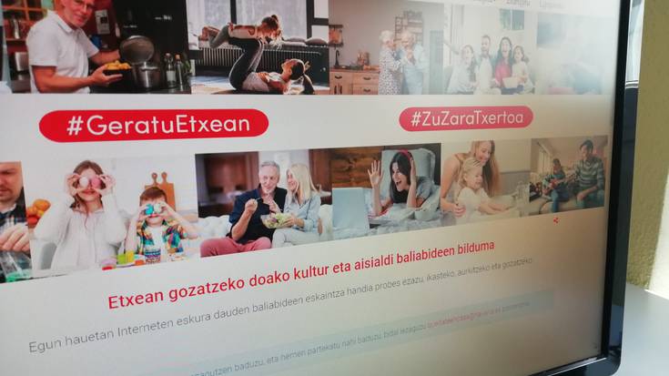 Gobernuak webgune berria aurkeztu du prestakuntzarako eta aisialdirako proposamenekin