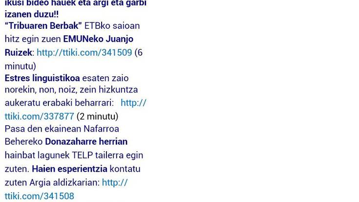 Berriozarko TELP tailerra.