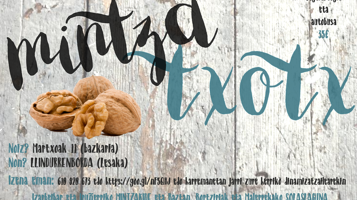 Mintza-txotx! Lesakako Linddurenborda Sagardotegira irteera!