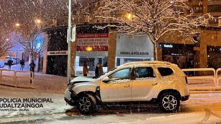Hamar istripu izan dira asteburuan Iruñean, zauriturik gabe