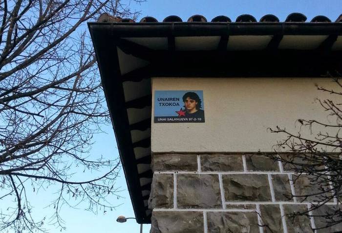 Unai Salanueva intsumiso izandakoaren izena Txantreako plaza bati jartzeko, 1.000 sinadura