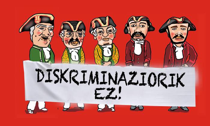 Haserrea adierazi dute Iruñeko kilikiek, Caravinagreren gehiegizko protagonismoagatik