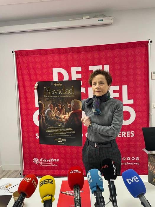 2023an etxerik gabeko 576 pertsona artatu ditu Caritasek Iruñean