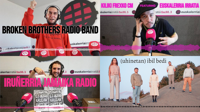 Iruñerriko musika eszena, Euskalerria Irratiarekin