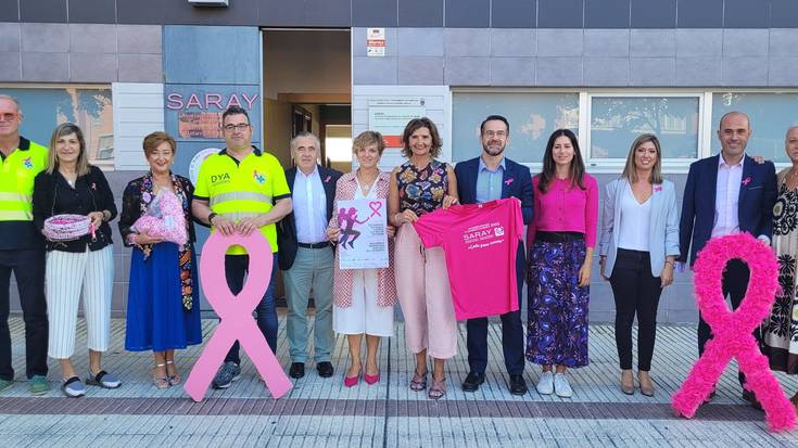 Iruñea arrosaz koloreztatzeko 12.000 lasterkari erakarri nahi ditu Saray Elkarteak