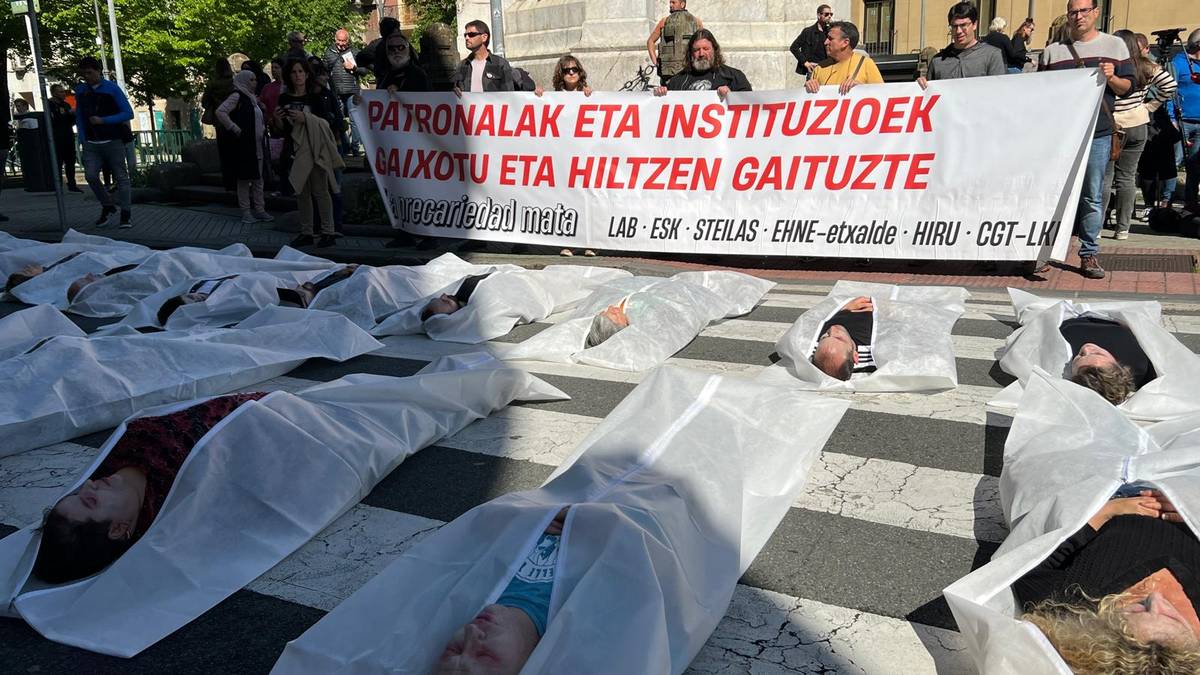 Nafarroarako lan ikuskaritza propioa eta nahikoa galdegin dute LAB, ESK, STEILAS, EHNE. HIRU eta CGT sindikatuek