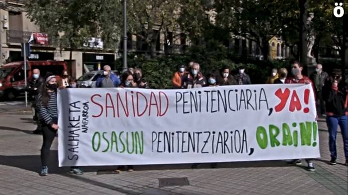 Espetxe osasuneko eskumenak Nafarroari emateko eskatu dute