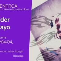 'Epizentroa' mikroerakusketa: Maider Garayo