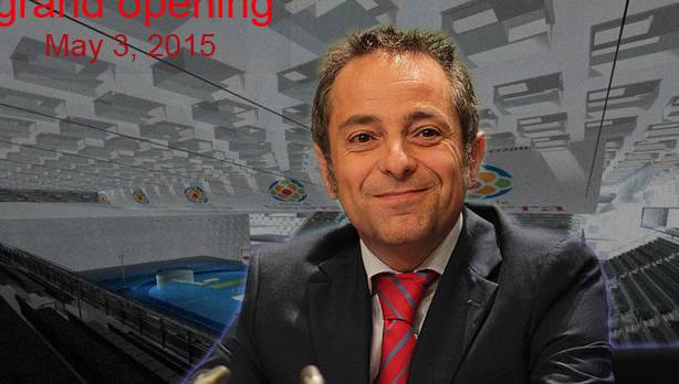 Reyno Arena maiatzaren 3an inauguratuko dute