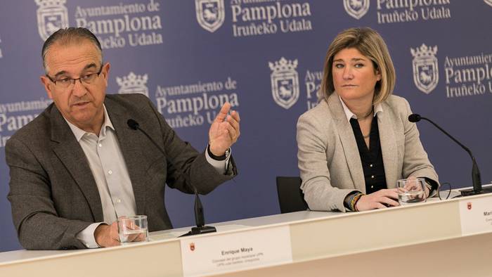 Maiak diru publikoa baliatuko du Iruñearen hiriburutza karta aldarrikatzeko kanpaina egiteko