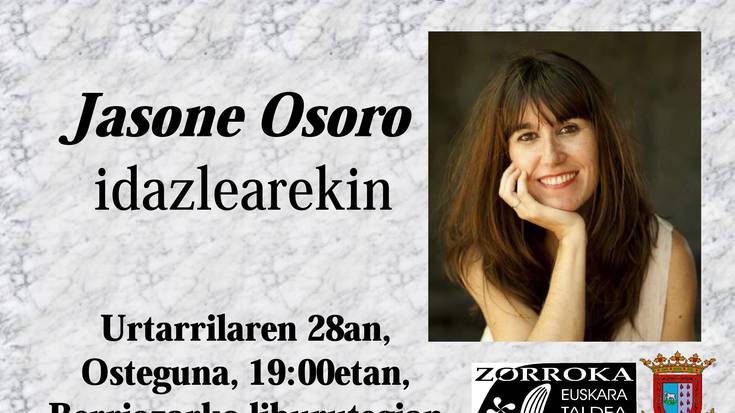 Jasone Osoro berriozarren urtarrilaren 28an