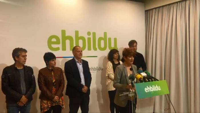 "Eskuina geldiarazteko" hitz egitea ezinbestekoa zaiela ohartarazi dio EH Bilduk PSNri