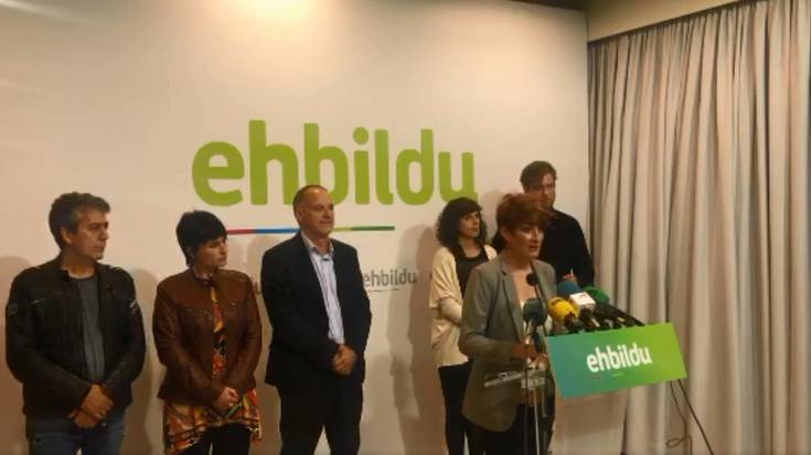 "Eskuina geldiarazteko" hitz egitea ezinbestekoa zaiela ohartarazi dio EH Bilduk PSNri