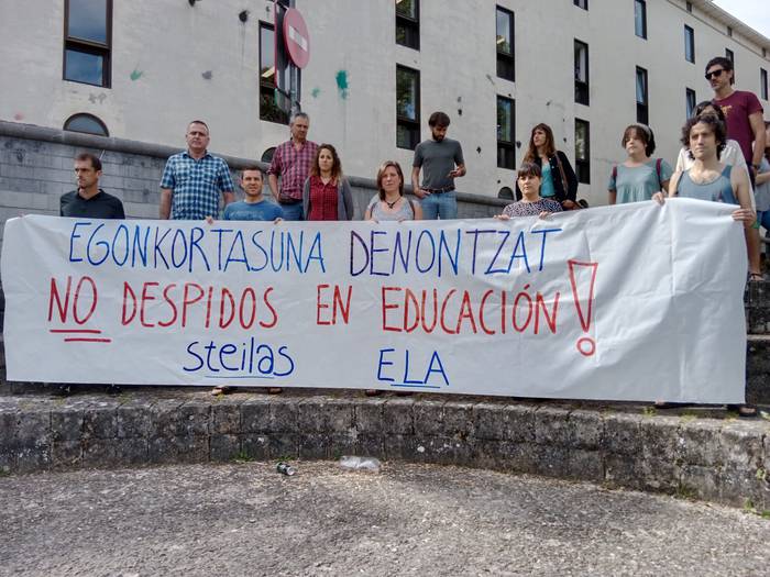 STEILAS eta ELA sindikatuek irakasleen kontsolidazioa bermatzea eskatu diote Hezkuntzari