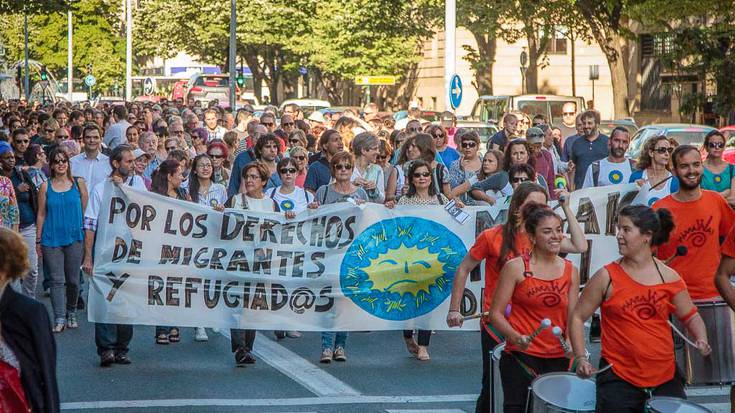 Europar Batasunaren migrazio politikak salatzeko mobilizazioak eginen dituzte igandean