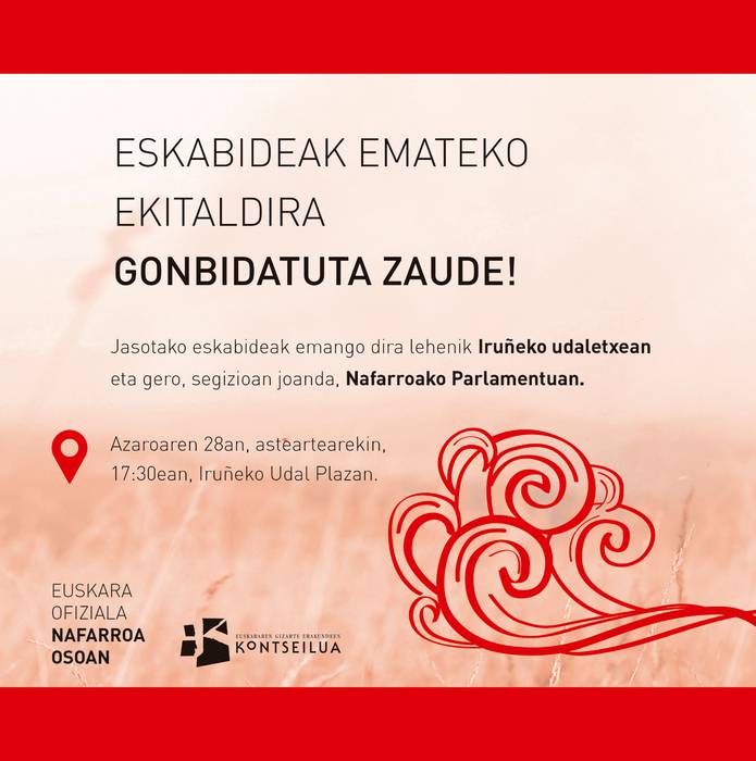 Euskara Ofiziala Nafarroa Osoan. JENDE KATEA