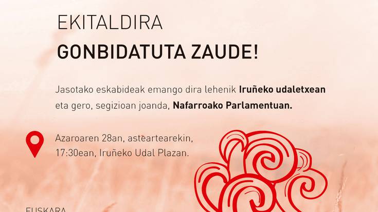 Euskara Ofiziala Nafarroa Osoan. JENDE KATEA