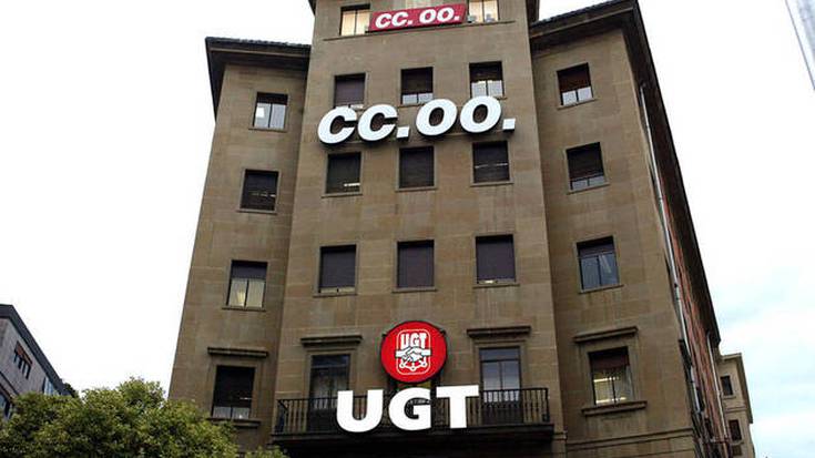 UGTren eta CCOOren aurrekontuen zati handi bat UPNren gobernuek ordaindu dute