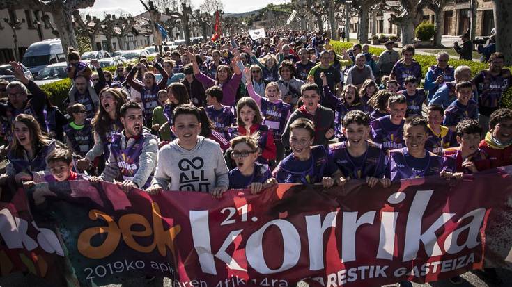 Erribera eta Pirinioak lotuko ditu datozen orduetan Korrikak