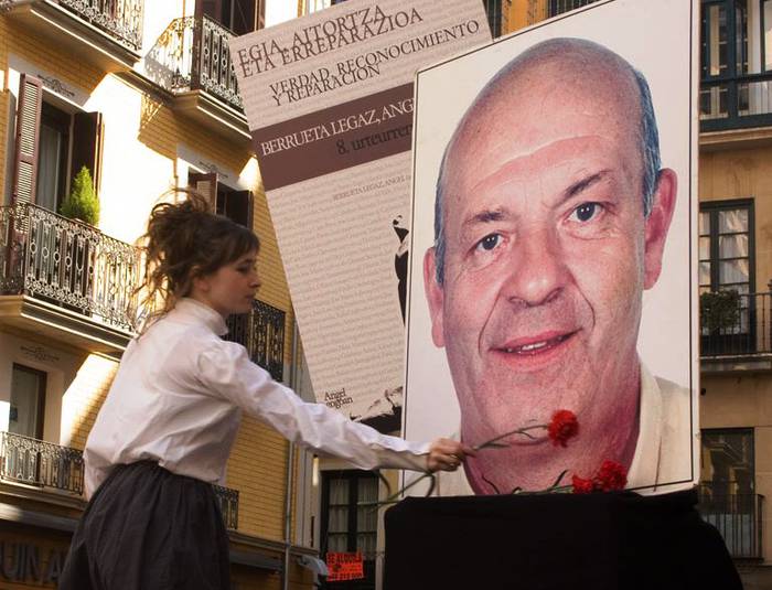 Angel Berrueta gogoratuko dute Donibane auzoan bere erailketaren 20. urteurrenean