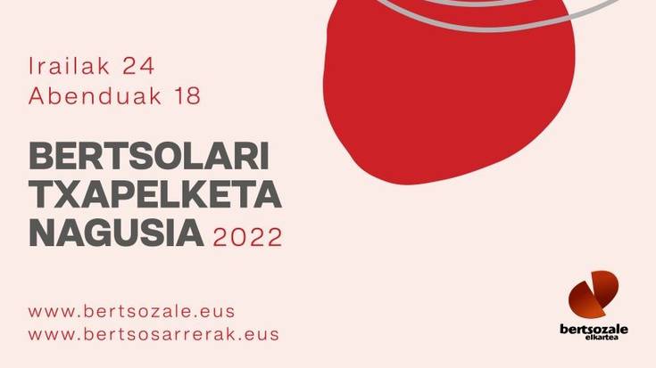 Eskuratu Bertsolari Txapelketa Nagusiko finalerako sarrerak!
