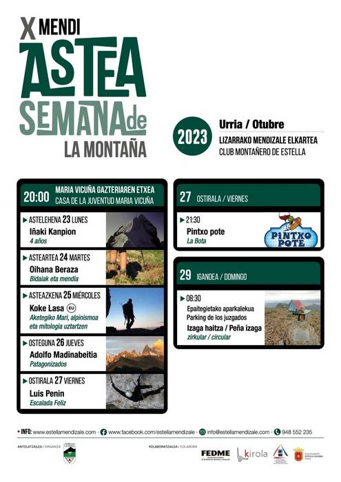 Lizarrako mendi astea