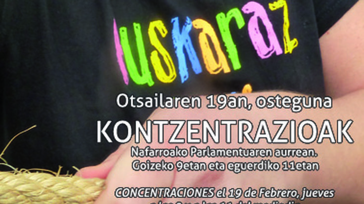 Konzentrazioa: Euskaraz bizitzeko eta ikasteko eskubidea Nafarroa osoan.