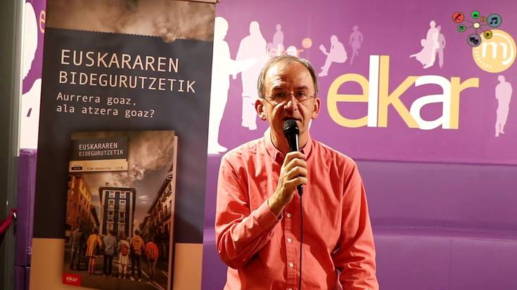 EUSKARAREN BIDEGURUTZETIK liburuaren aurkezpena