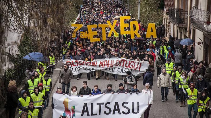 Guardia Zibilaren bertsioa ezeztatu eta liskarrean parte hartu zutenik ukatu dute Altsasuko zortziek